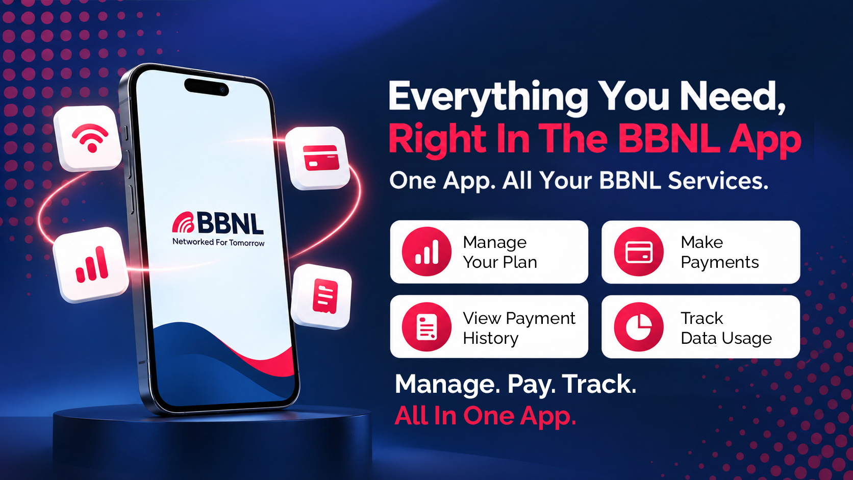 Everything you need in the BBNL app